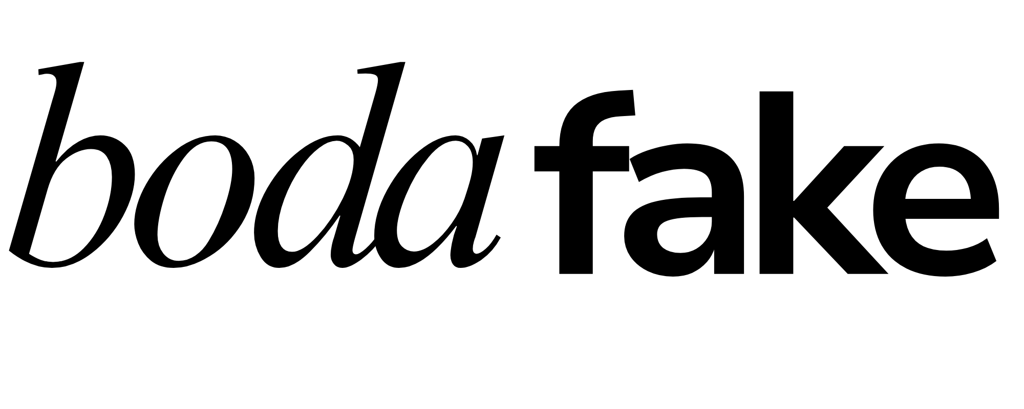 Boda Fake logo